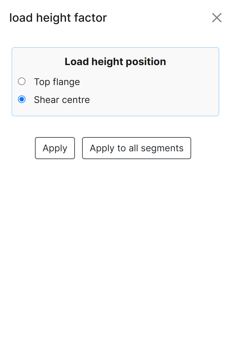 Load Height Factor 1
