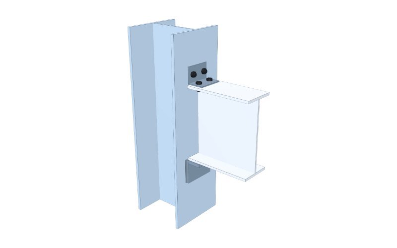 Seated Connection - 3D view