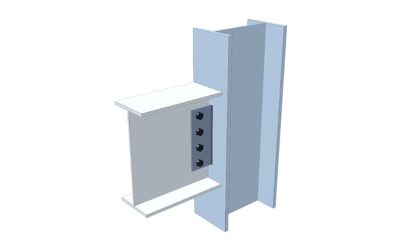 Web Side Plate - 3D view