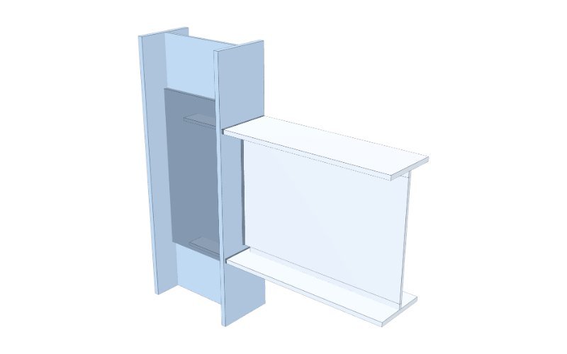 Welded Moment - 3D view